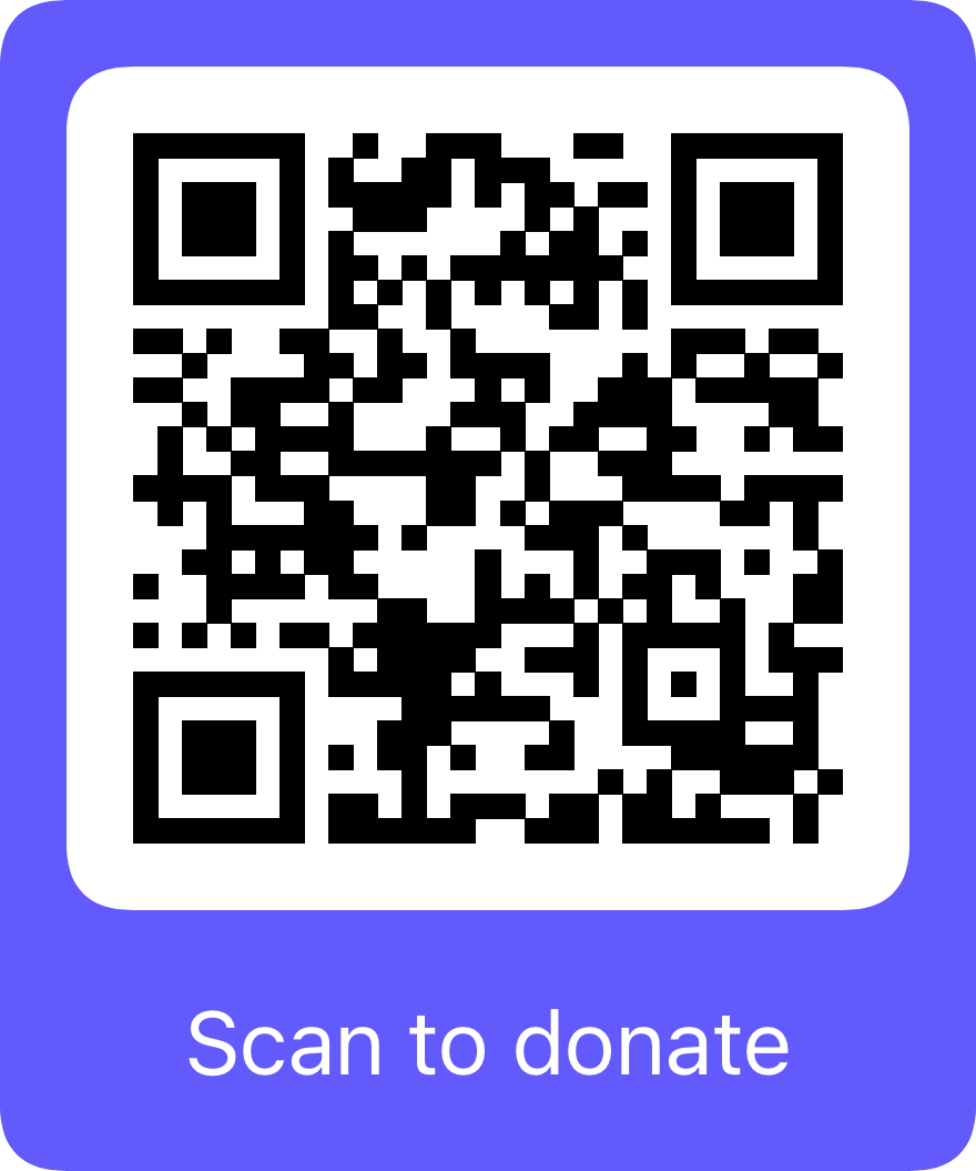 QR Code for donation